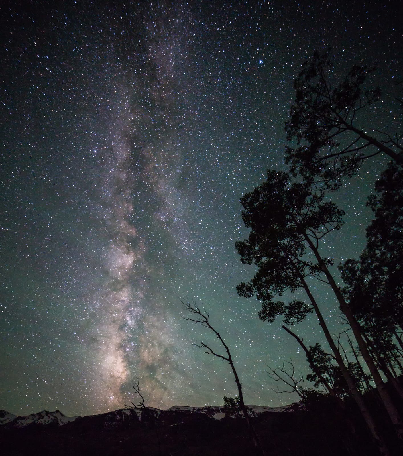 Capital Peak Milky Way Michael Bonocore